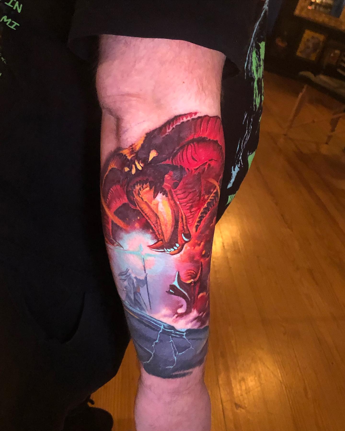 Tattoo by @mikey_ruck — realism, dark_realism