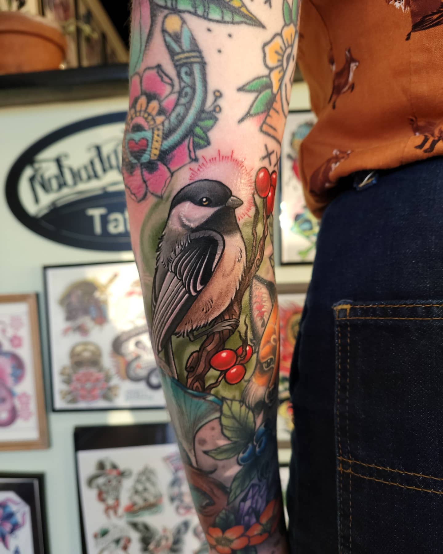 Tattoo by @jojo.mojo.tattoos — american_traditional, realism