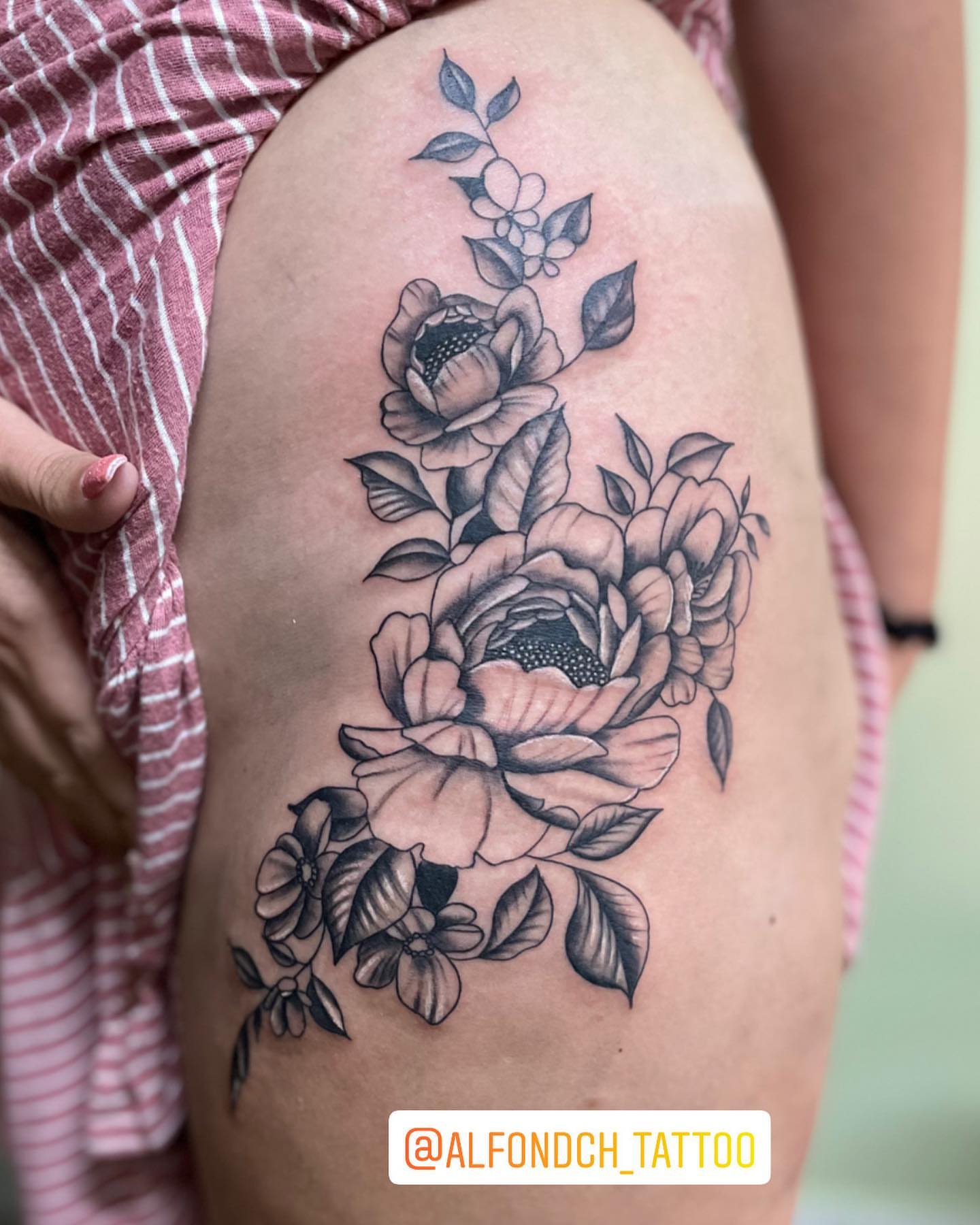 Tattoo by @alfontattoo_ink — black_and_grey