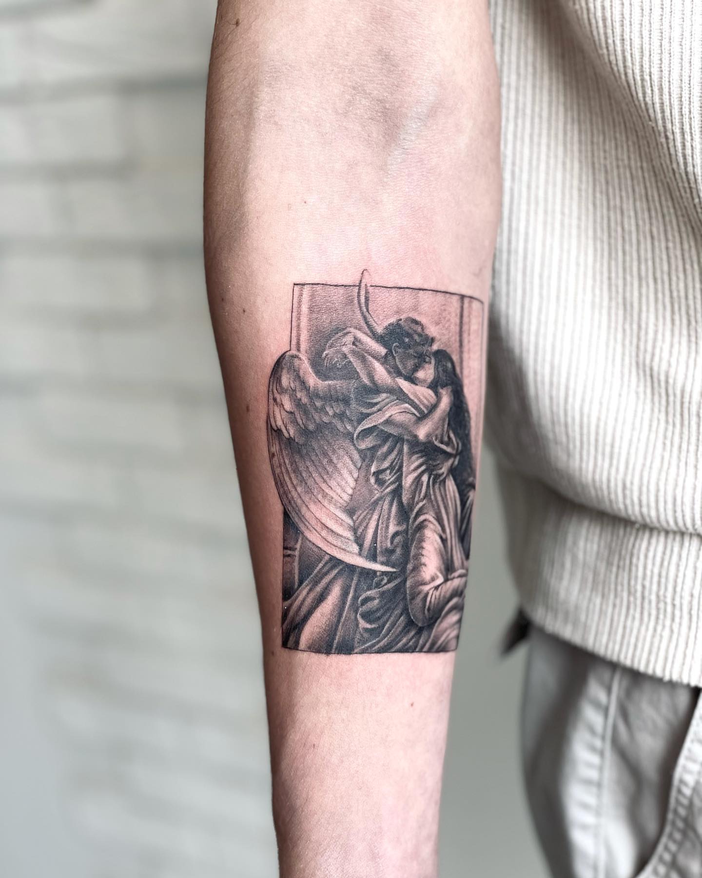 Tattoo by @tattoo__garden β black_and_grey, realism