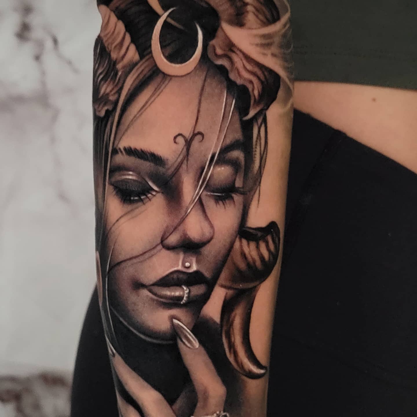 Tattoo by @gagecheesmantattoos — realism, dark_realism