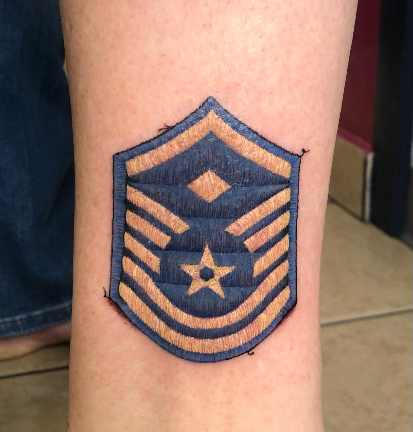 Tattoo by @tru_blu_tattoos — geometric