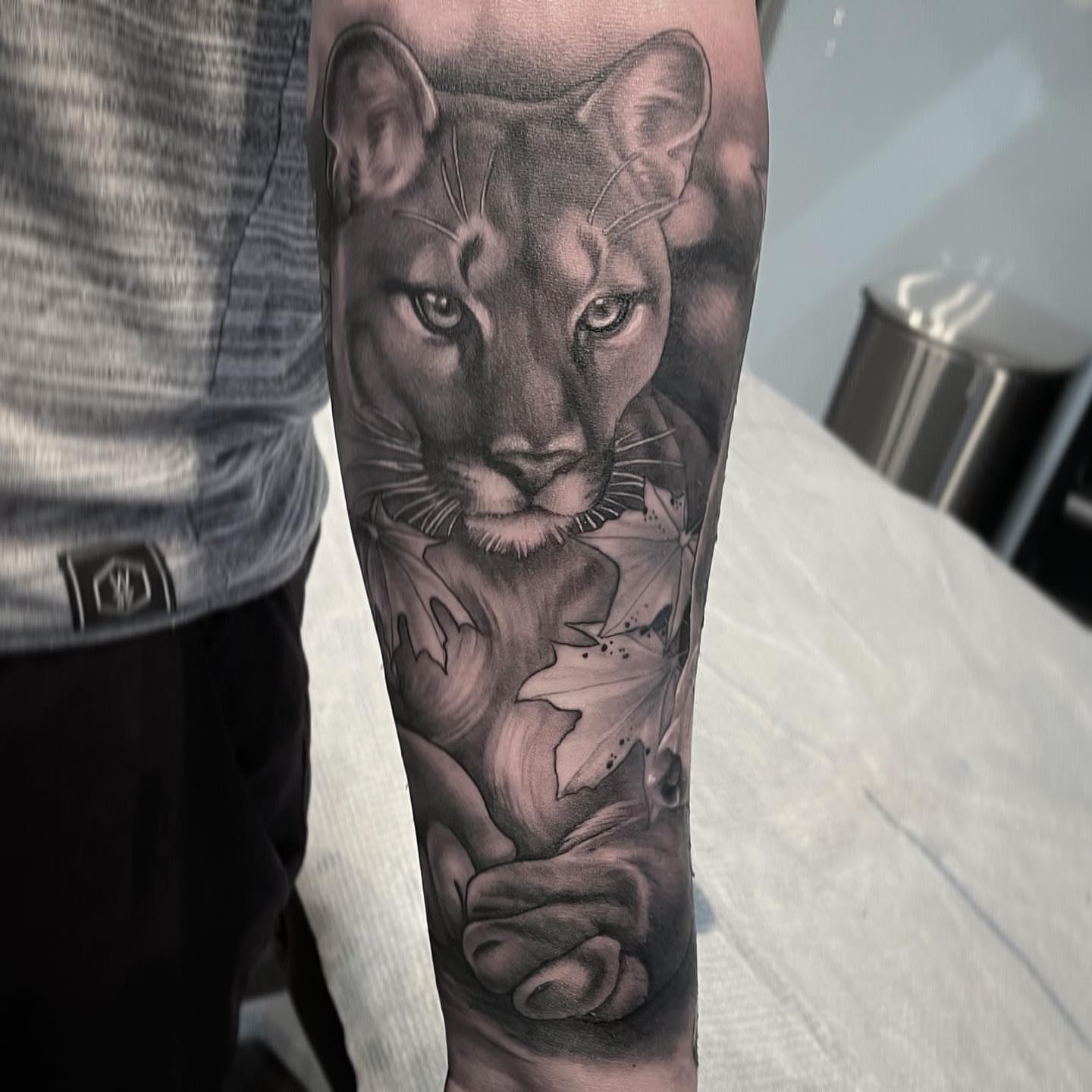 Tattoo by @missautumndancer — realism, black_and_grey