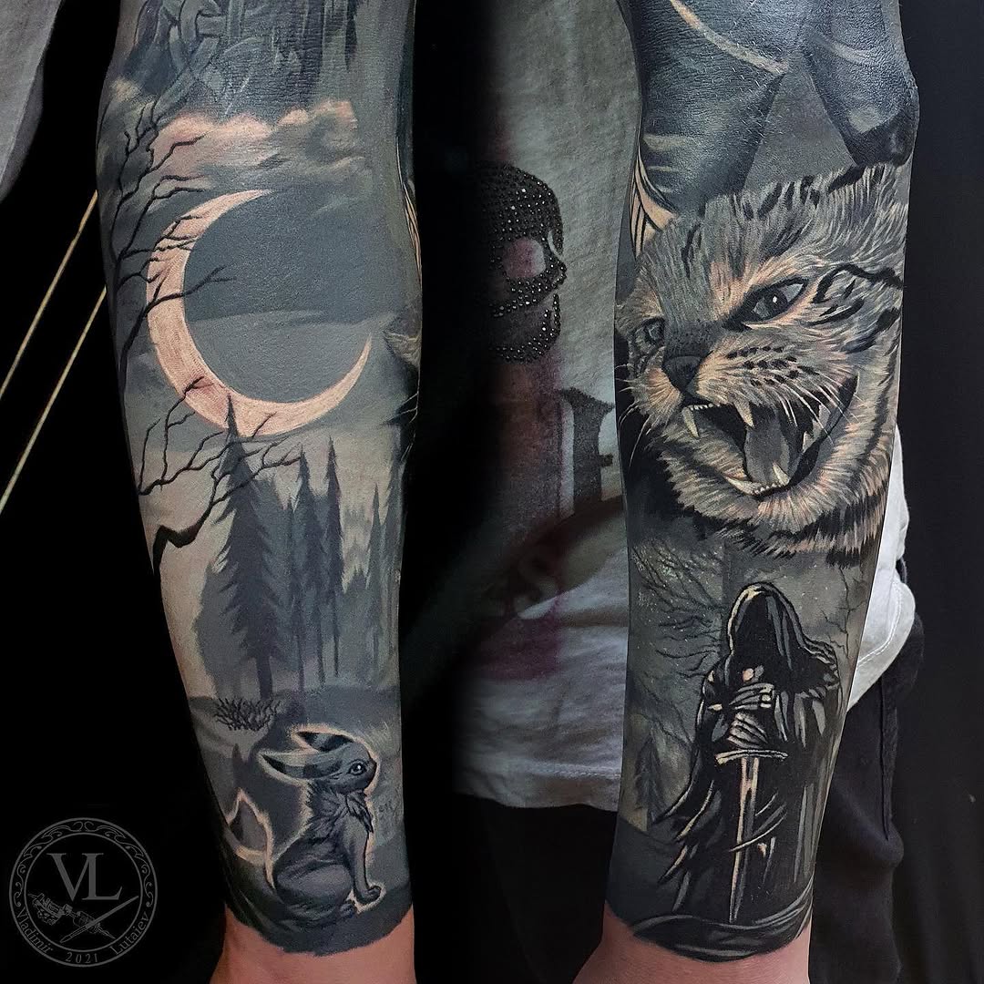 Tattoo by @vladimirlutaev — realism, black_and_grey