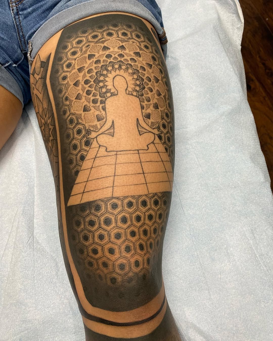 Tattoo by @tonybolony20 — geometric, dotwork