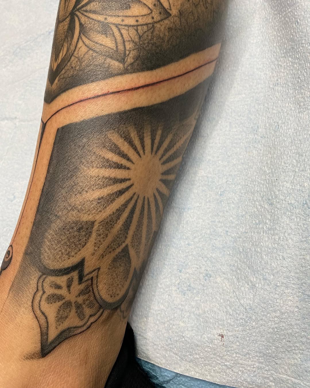 Tattoo by @tonybolony20 — blackwork, geometric