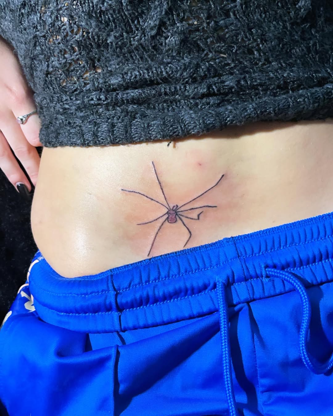 Spider blackwork tattoo by InkByChing❤️🔥
