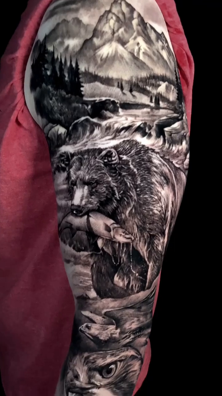 Tattoo work at Inkin' the Coast Tattoo Festival 2026