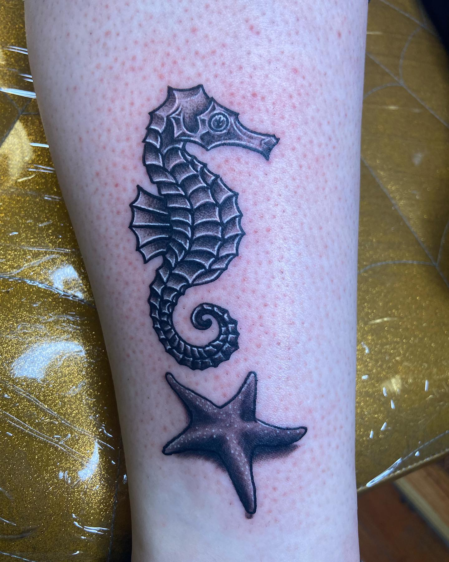 Tattoo by @robertcollinstattoo — black_and_grey