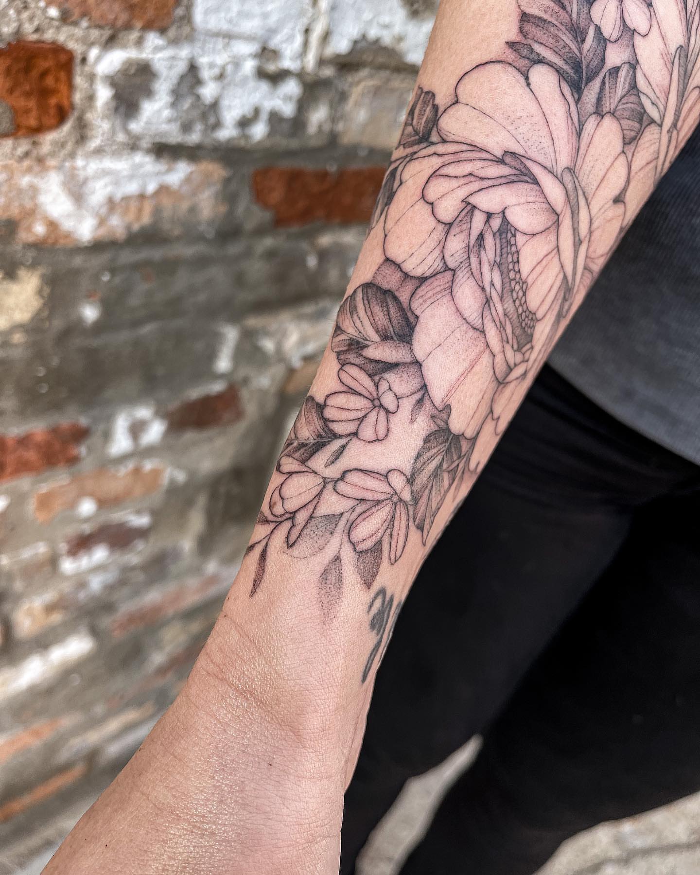 Tattoo by @loganficktattoos — black_and_grey
