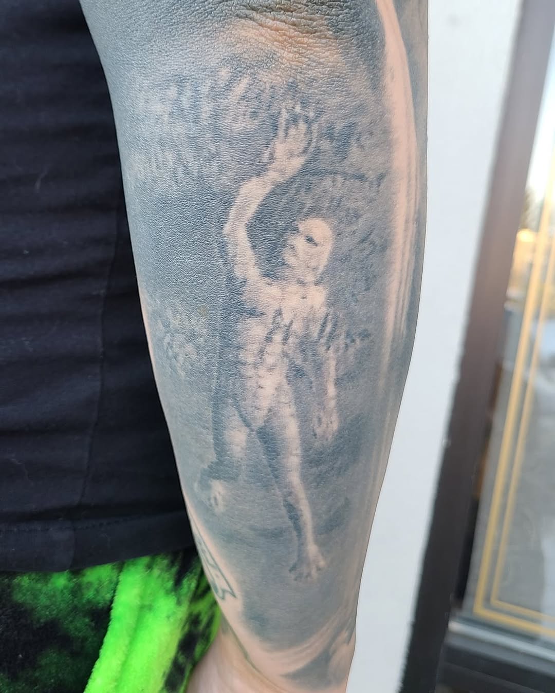 Tattoo by @heathen_tattooer โ black_and_grey, realism