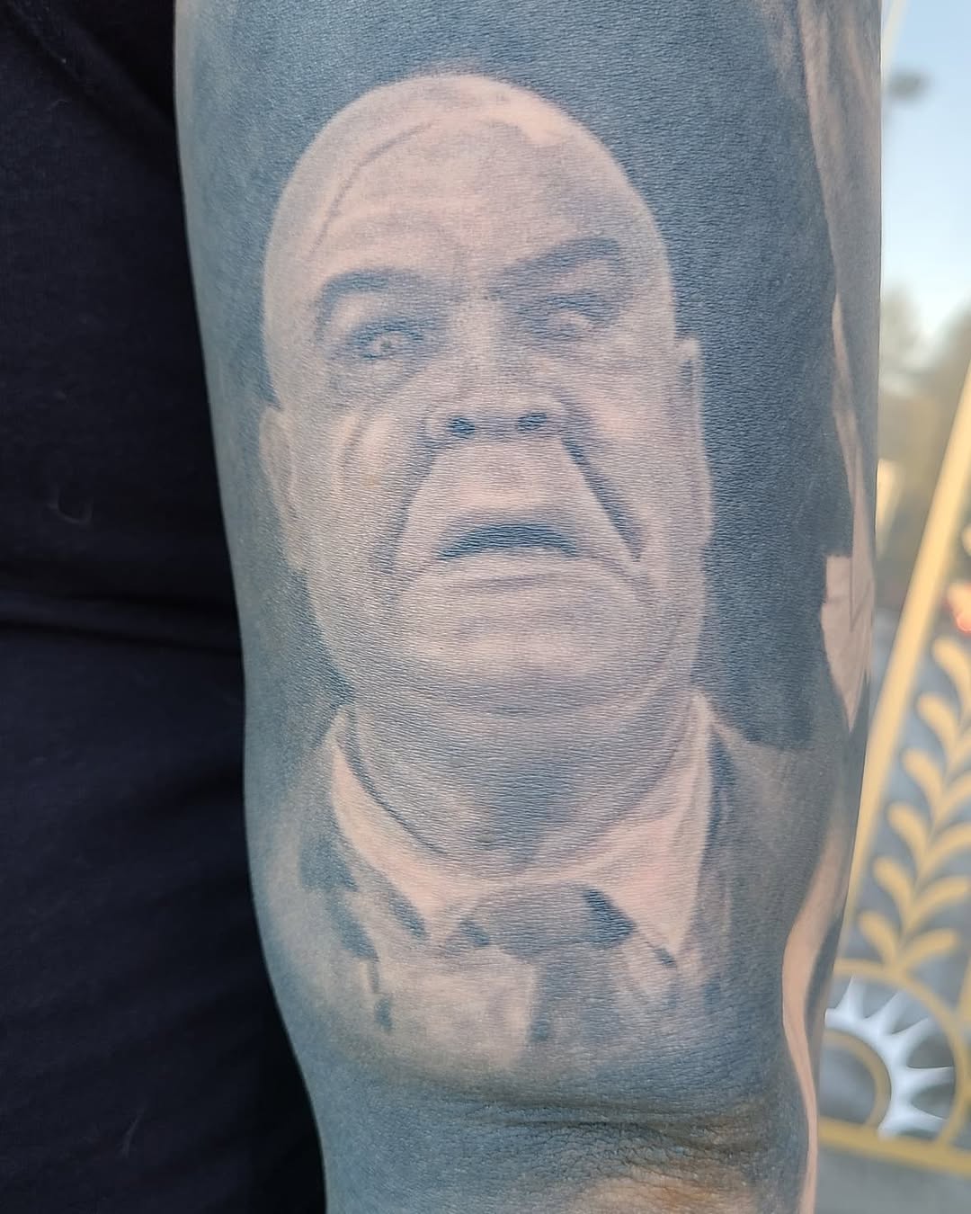 Tattoo by @heathen_tattooer โ black_and_grey, realism