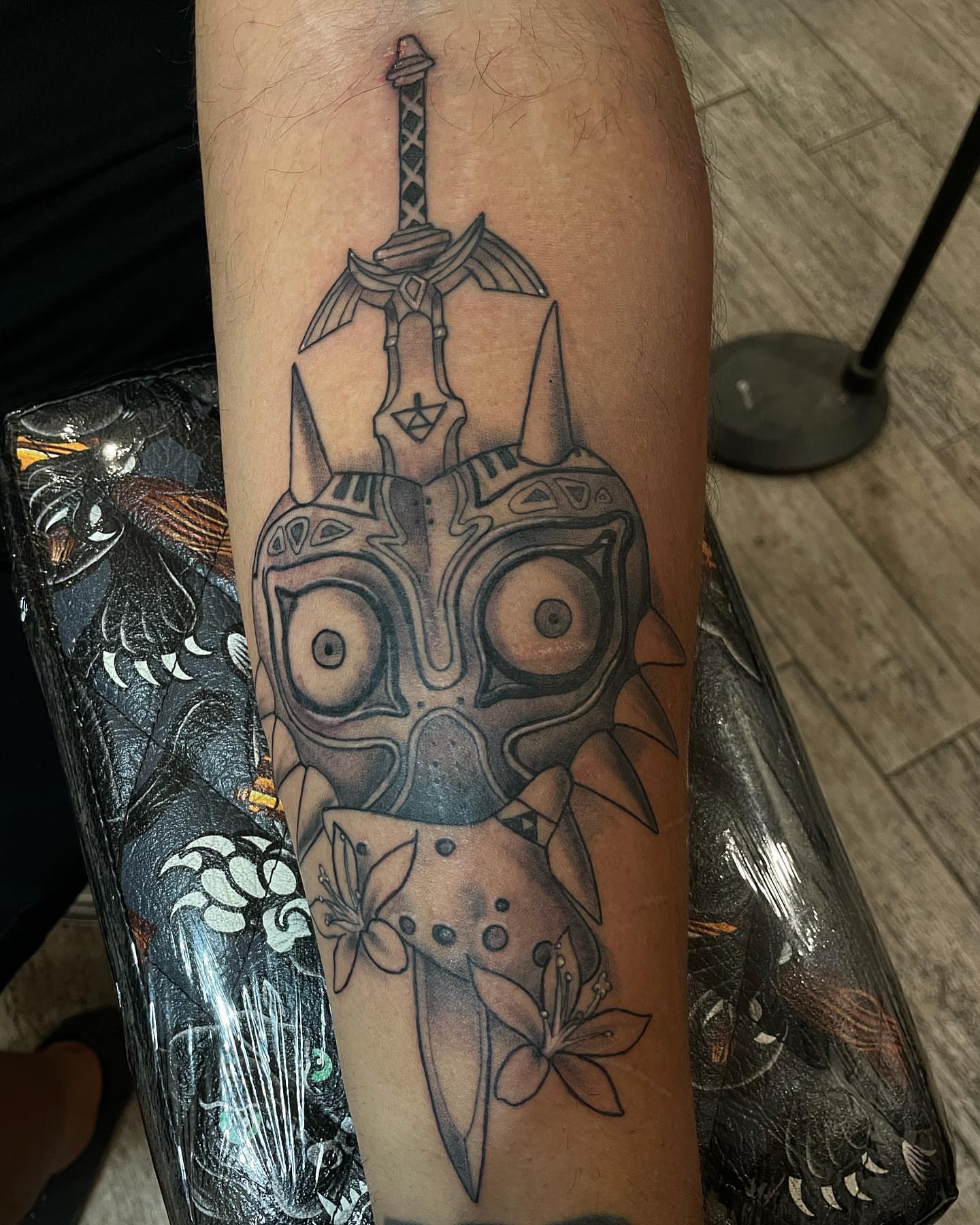 Tattoo by @dannysan14 — black_and_grey