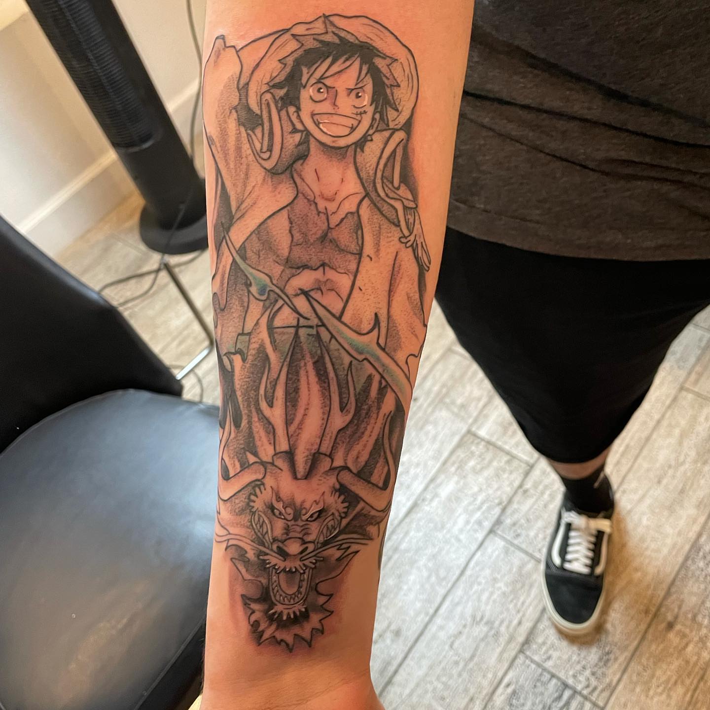 Tattoo by @dannysan14 — anime
