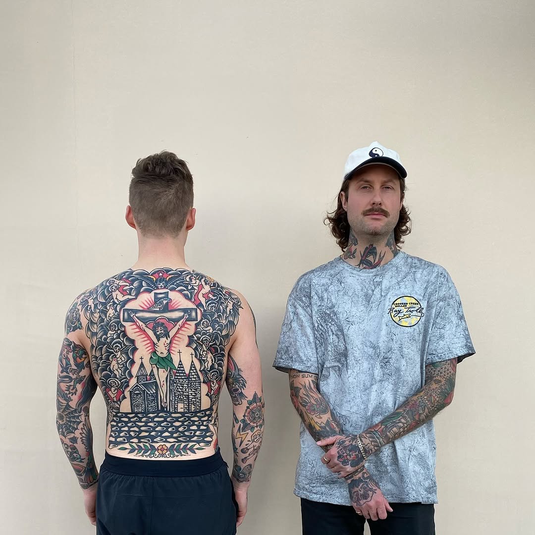 Tattoo by @isaacbrethauer — american_traditional, black_and_grey