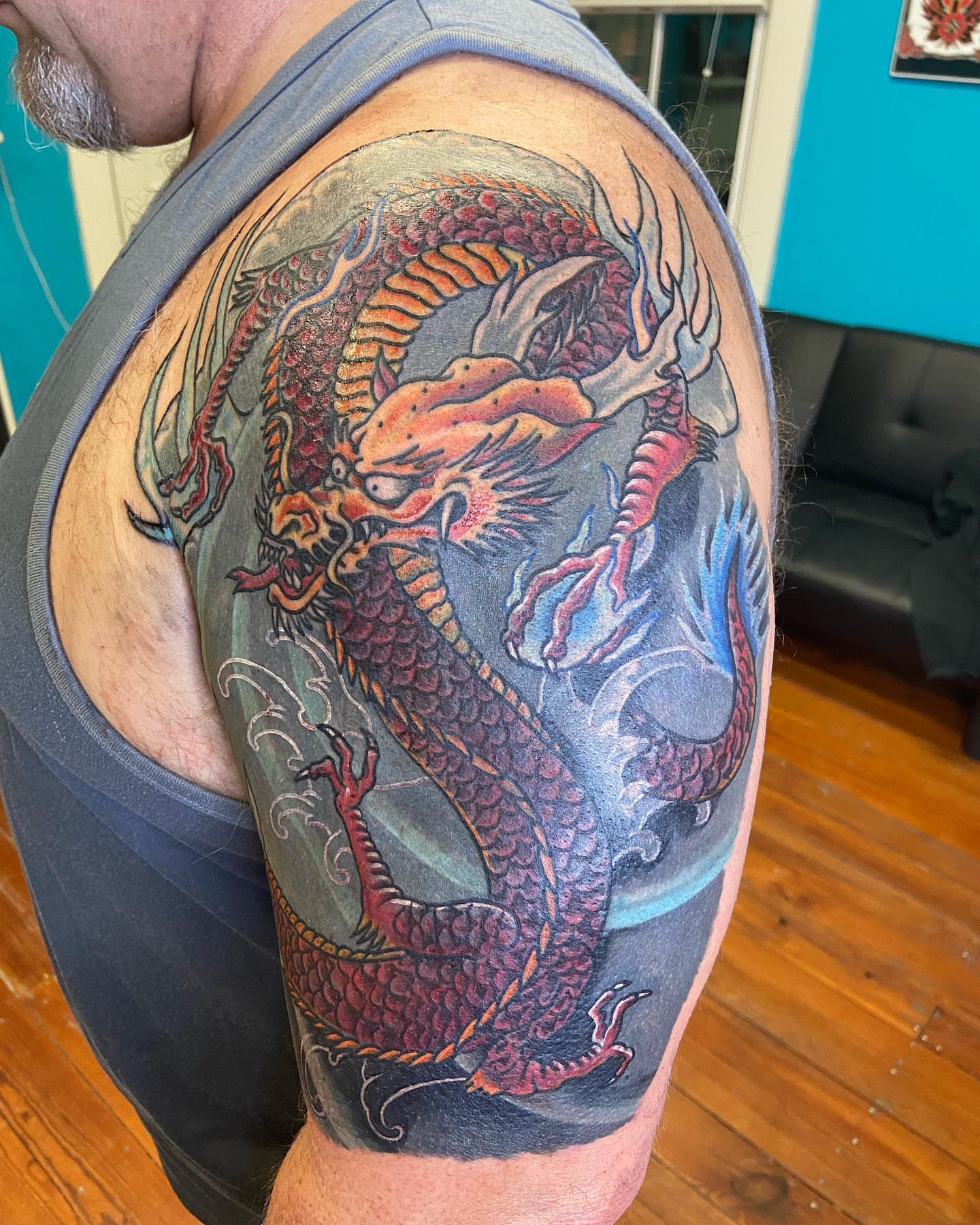 Tattoo by @robertcollinstattoo — japanese_irezumi
