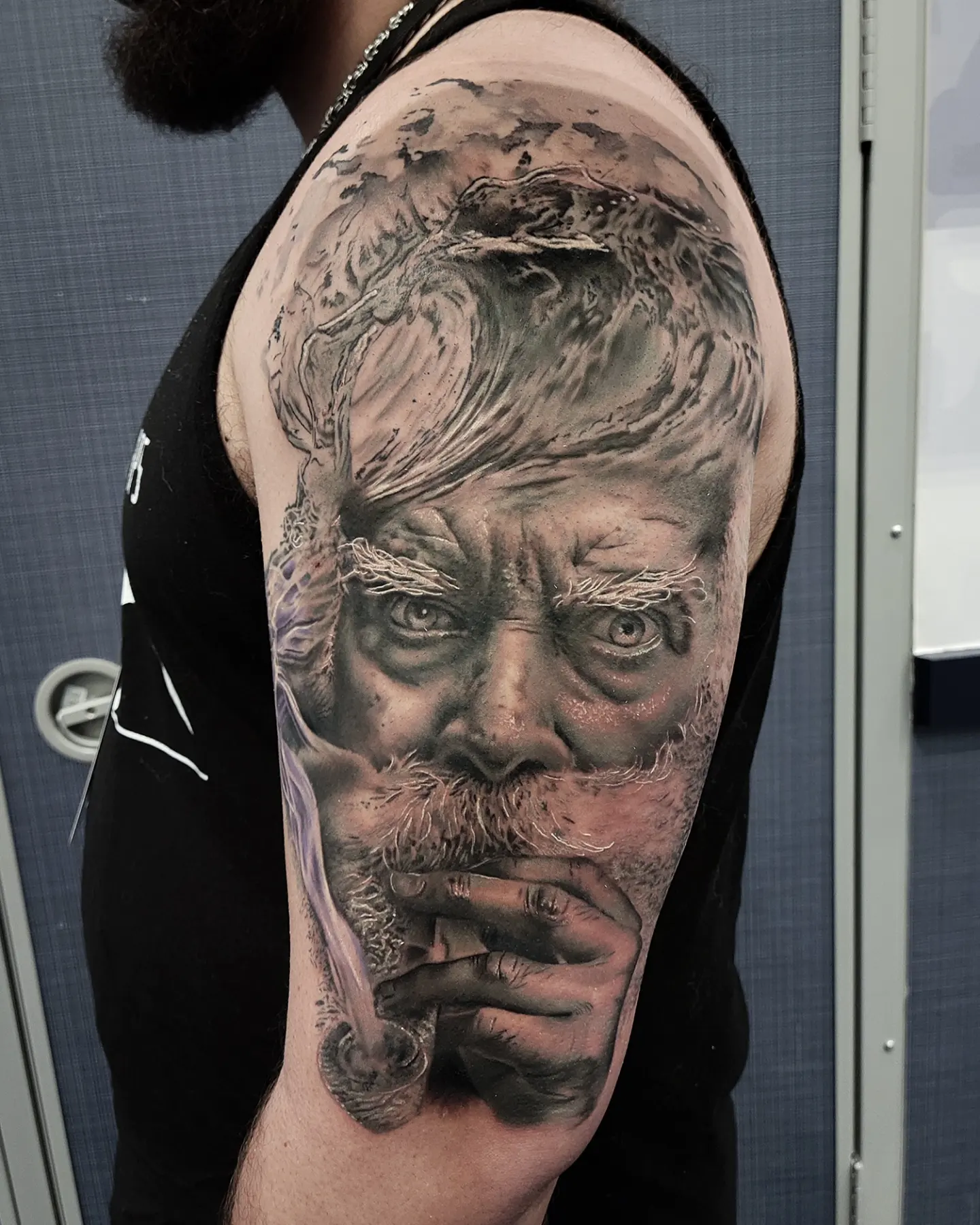 Tattoo by @ladyb.inknart — realism, dark_realism