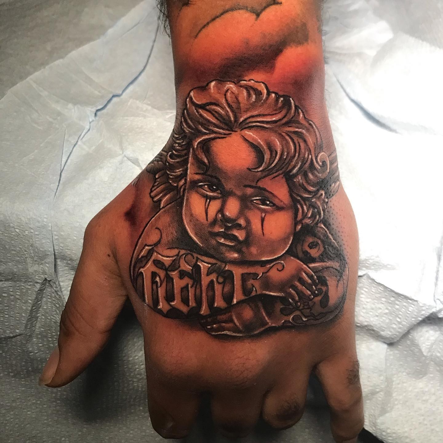 Tattoo by @davehatelovetattoo — realism, dark_realism