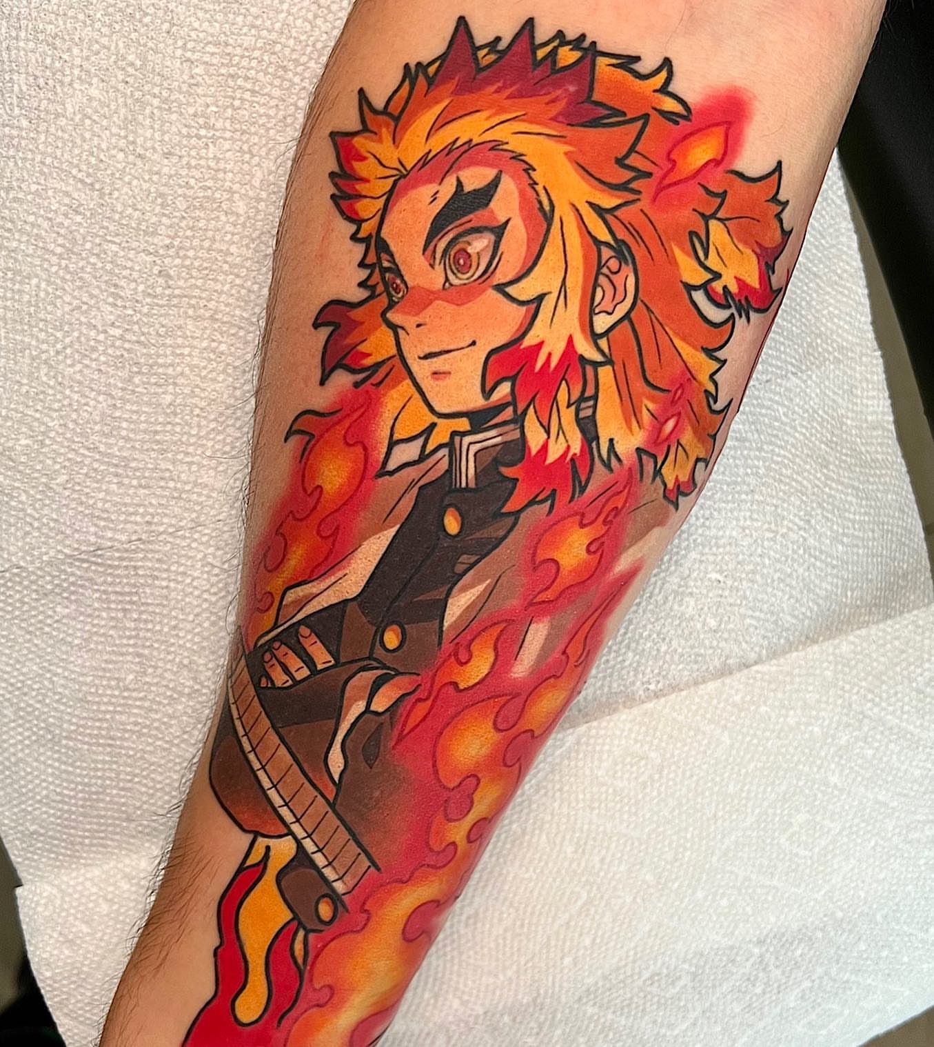 Tattoo by @shelbytattoos — anime