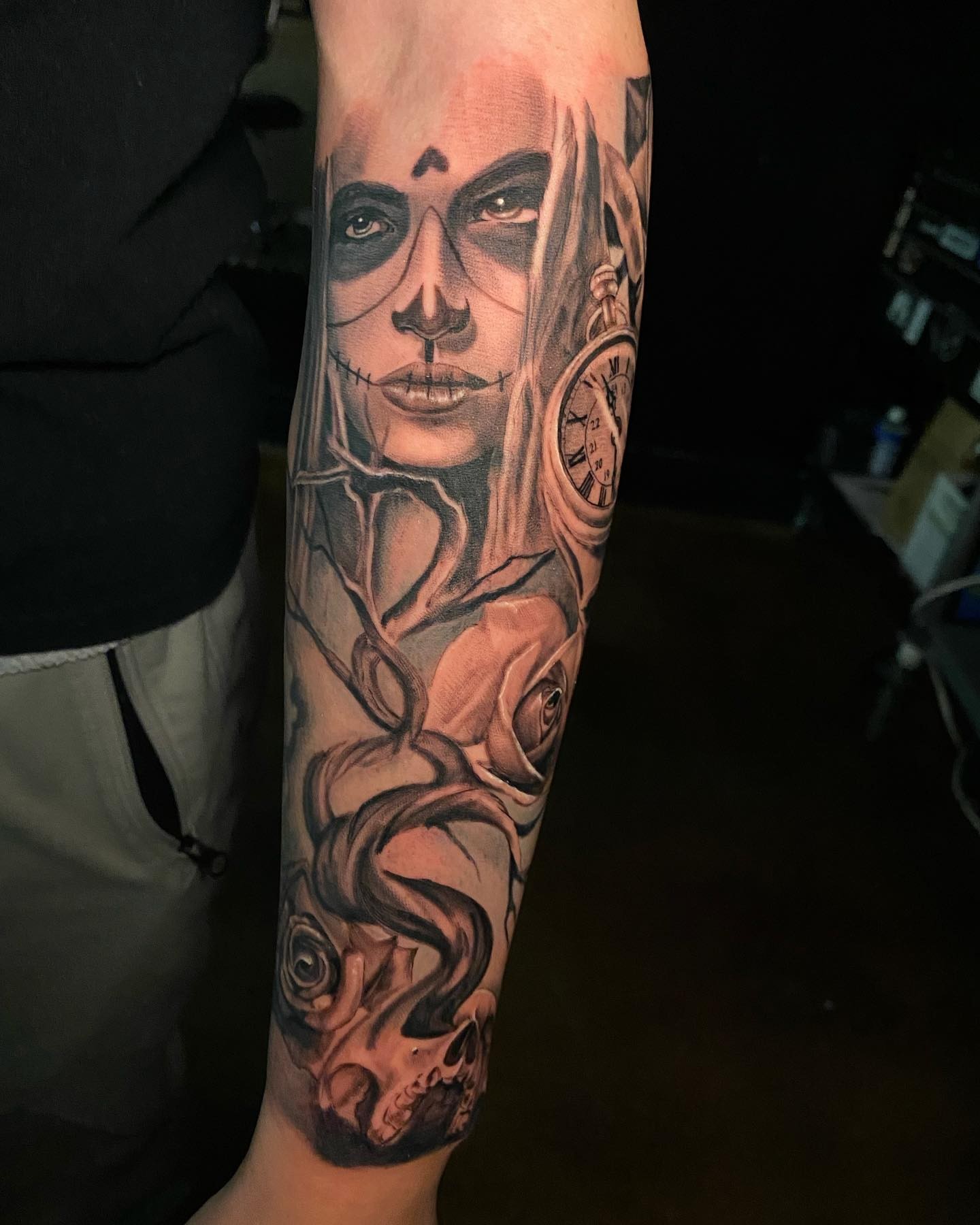Tattoo by @jpeck_tattoos — realism, dark_realism