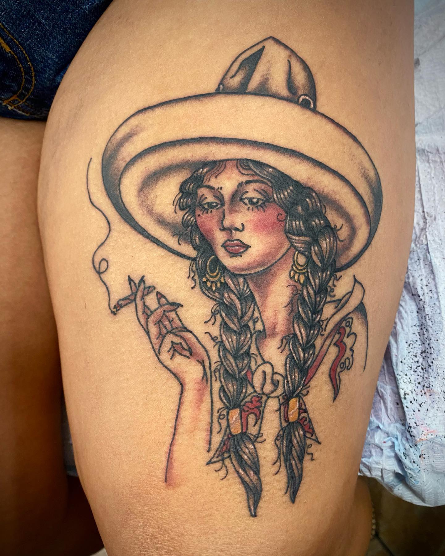 Tattoo by @crust_king — american_traditional, realism