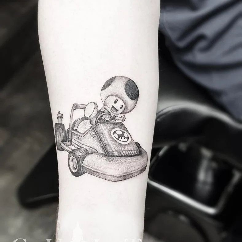 Tattoo by @ink_voodoo — dotwork