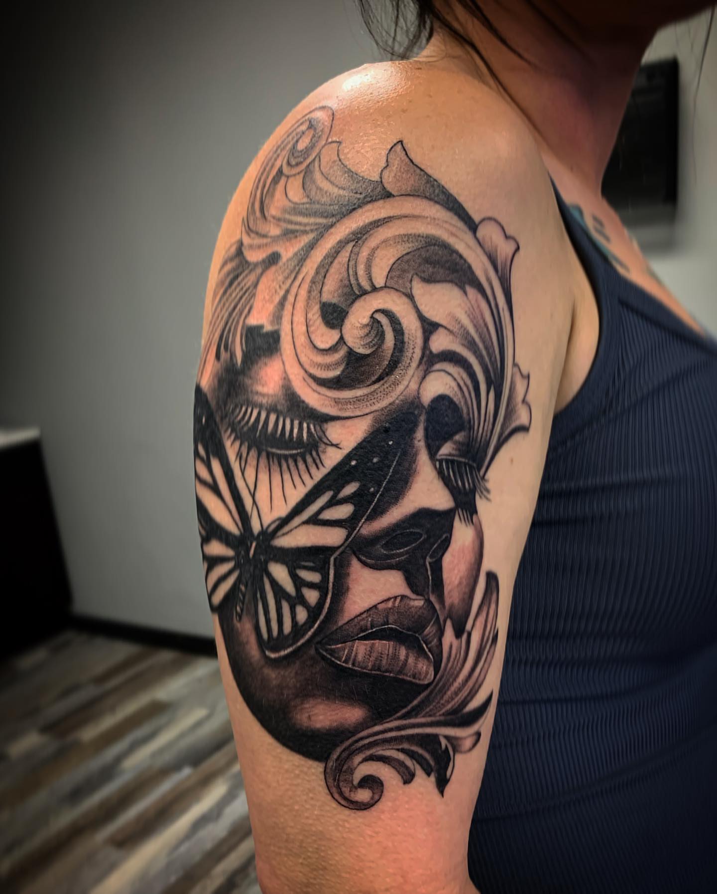 Tattoo by @330tattooist — black_and_grey, realism