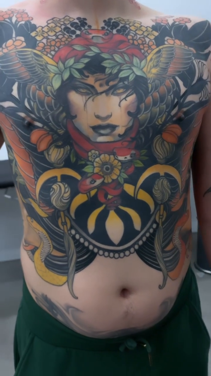 Tattoo by @danielsbauti — neo_traditional, japanese_irezumi