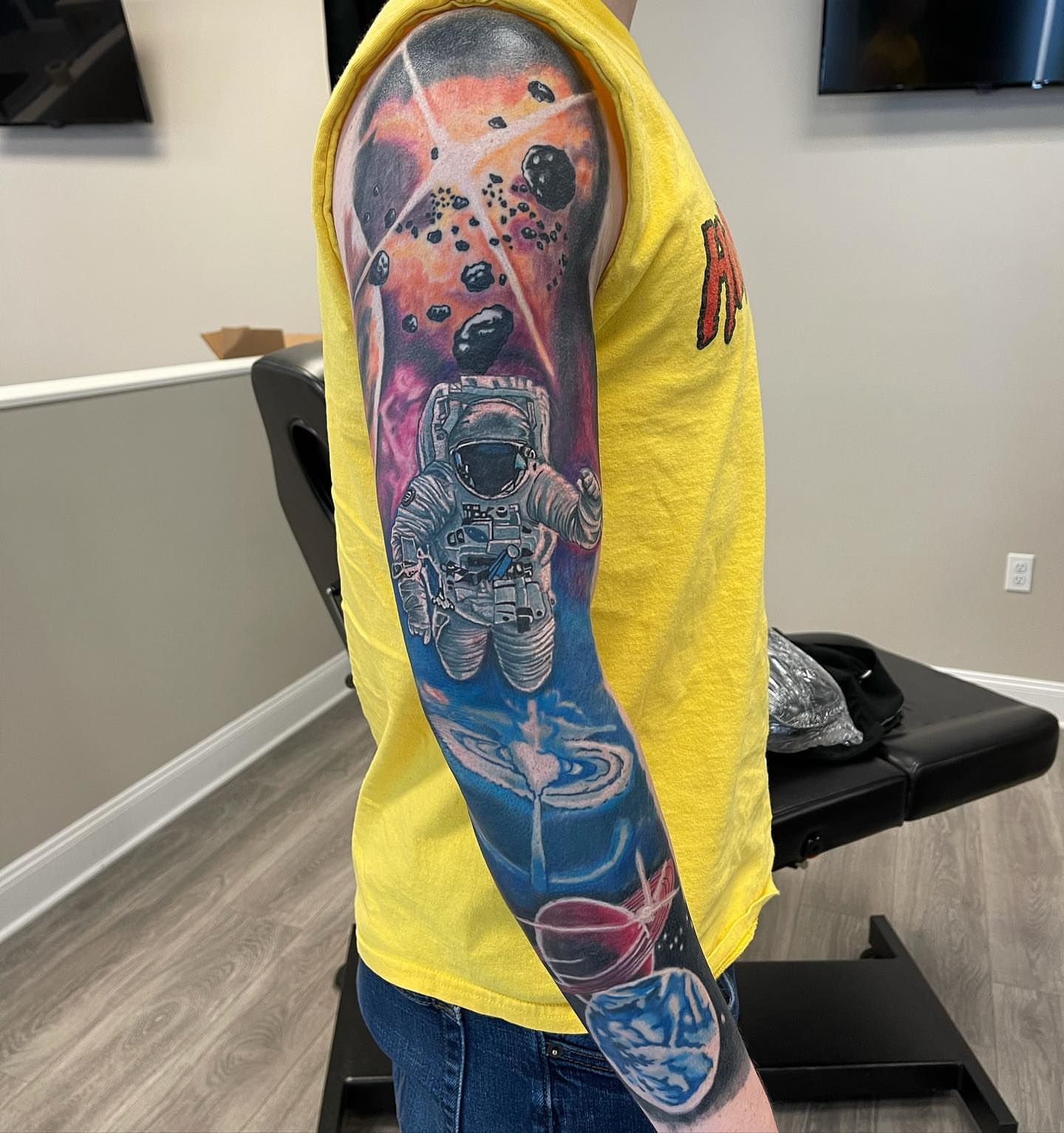 Tattoo by @bigreggtattoos — realism, dotwork