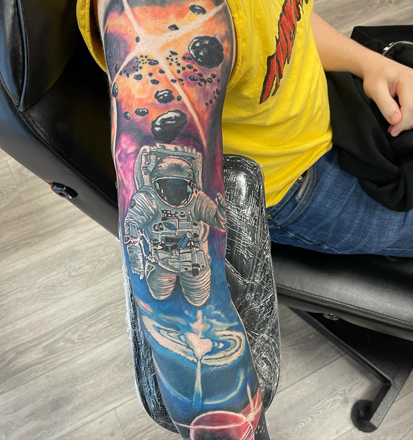 Tattoo by @bigreggtattoos — realism, dotwork