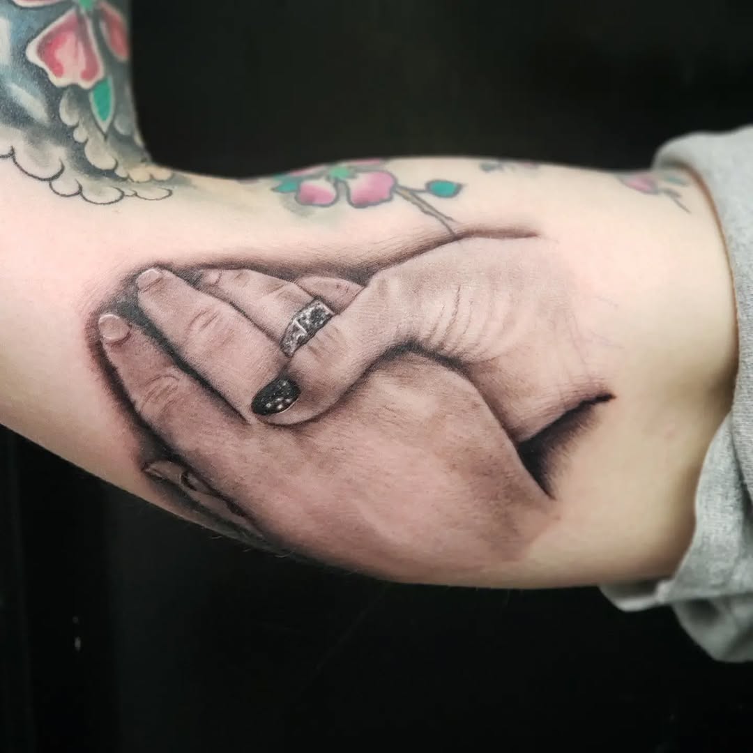 Tattoo by @oh_my_goad — realism, black_and_grey