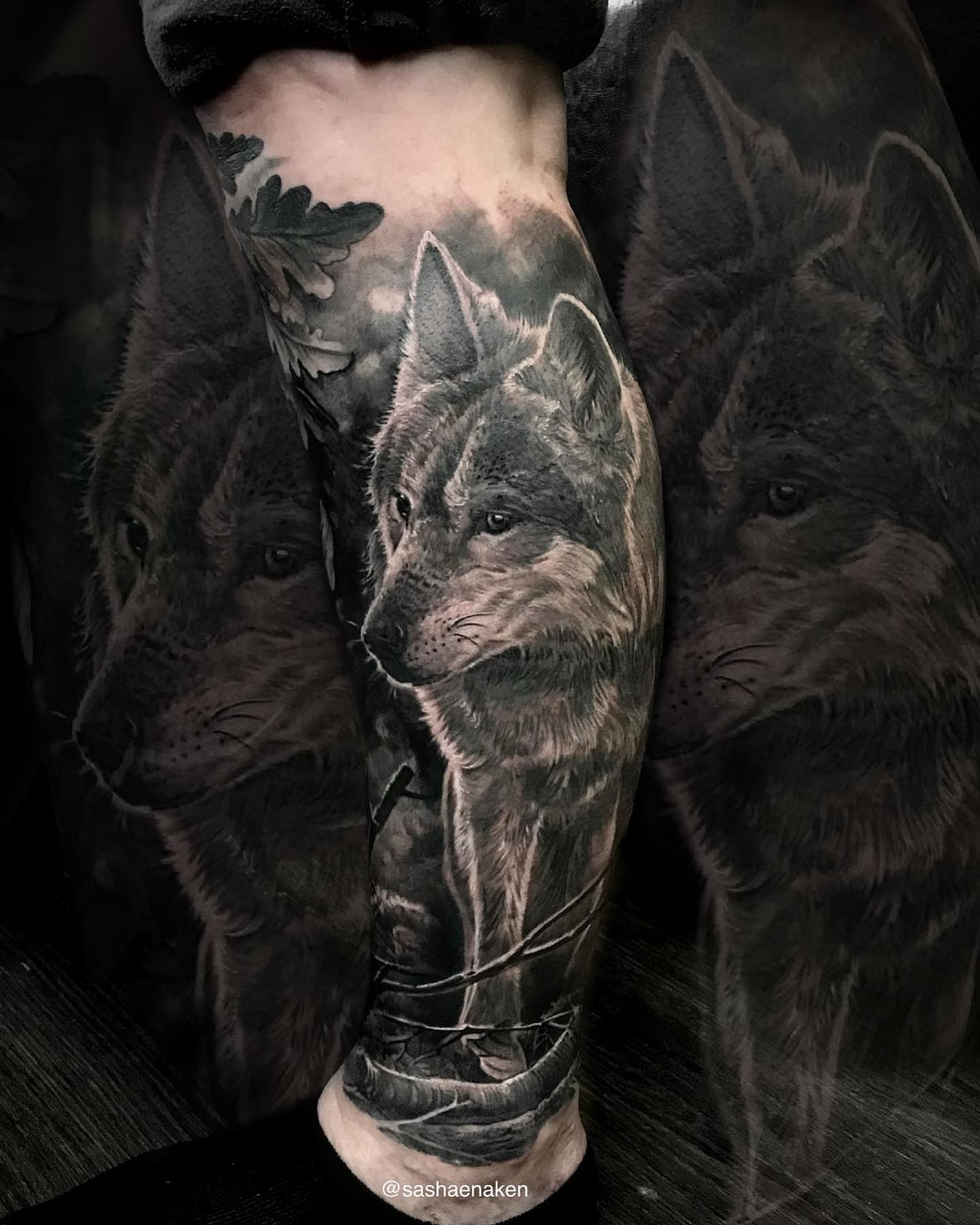 Tattoo by @sashaenaken — realism, dark_realism