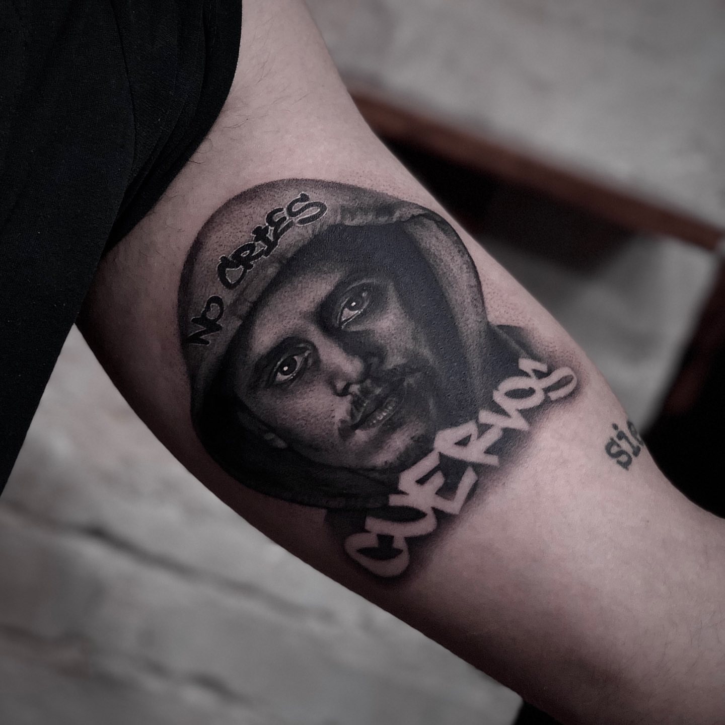 Tattoo by @alitto.art.tattoos — black_and_grey, realism