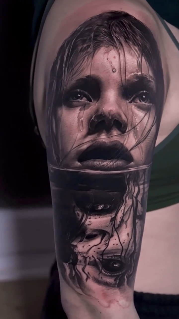 Tattoo by @nikolaymertsalov — realism, dark_realism