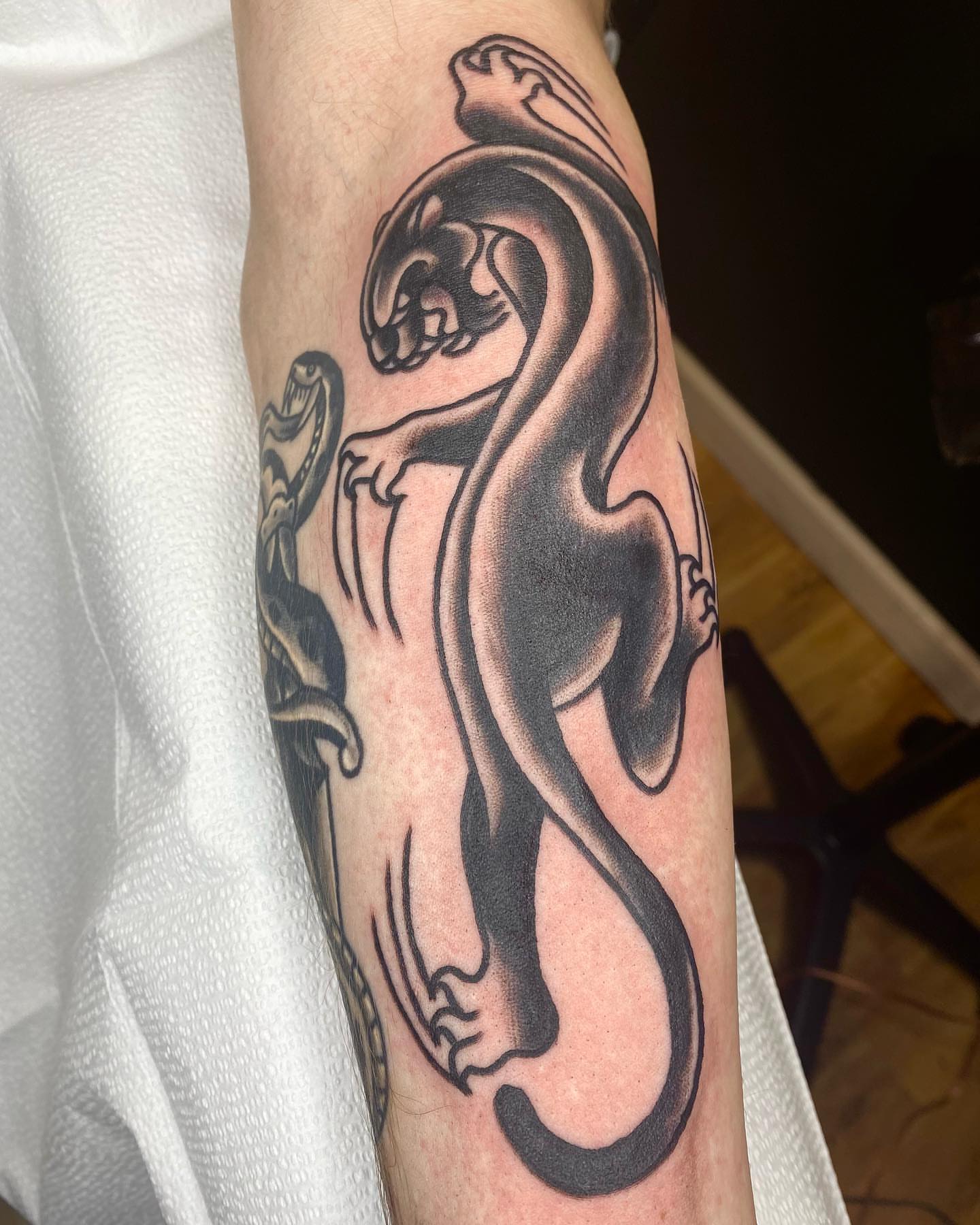 Tattoo by @tattoosbybraddock — black_and_grey
