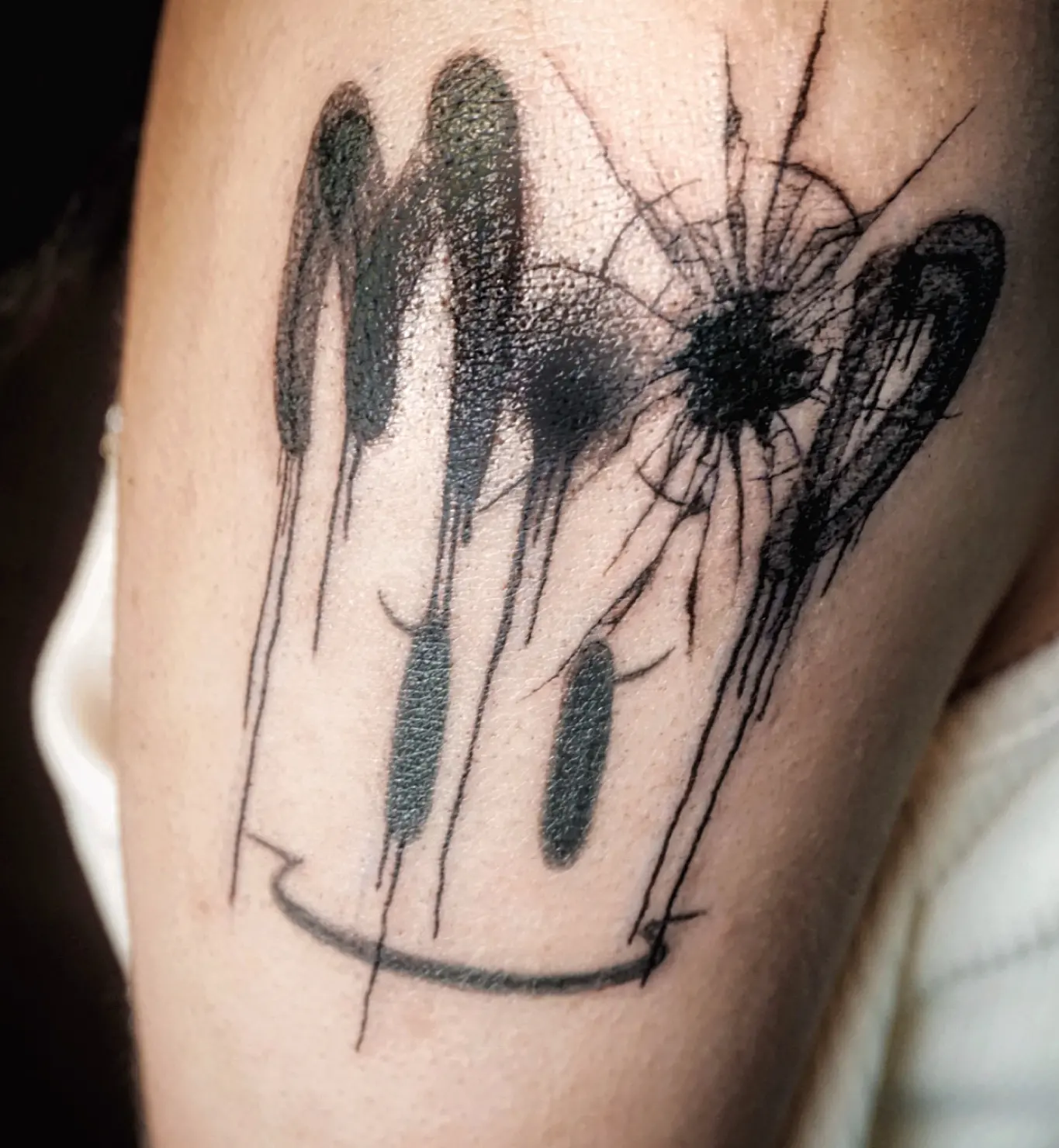 Tattoo by @laukayan_ — black_and_grey