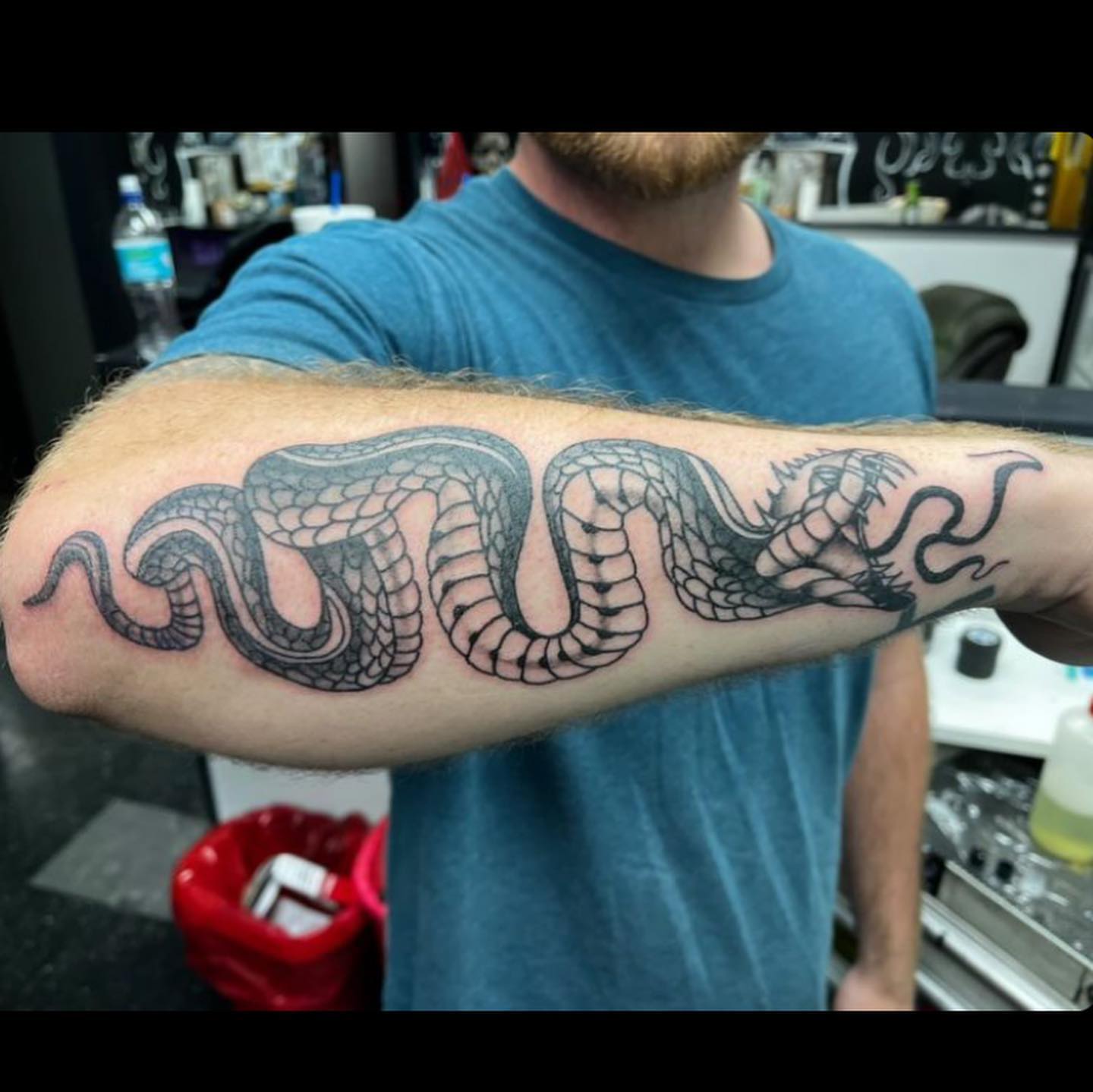 Tattoo by @colby_tattoos — black_and_grey