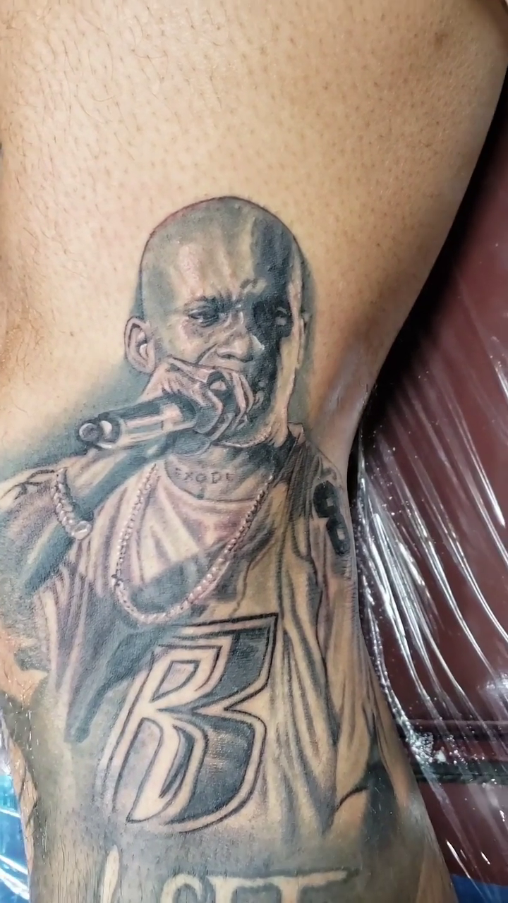 Tattoo by @art_by_quindeelmitchell — realism, black_and_grey