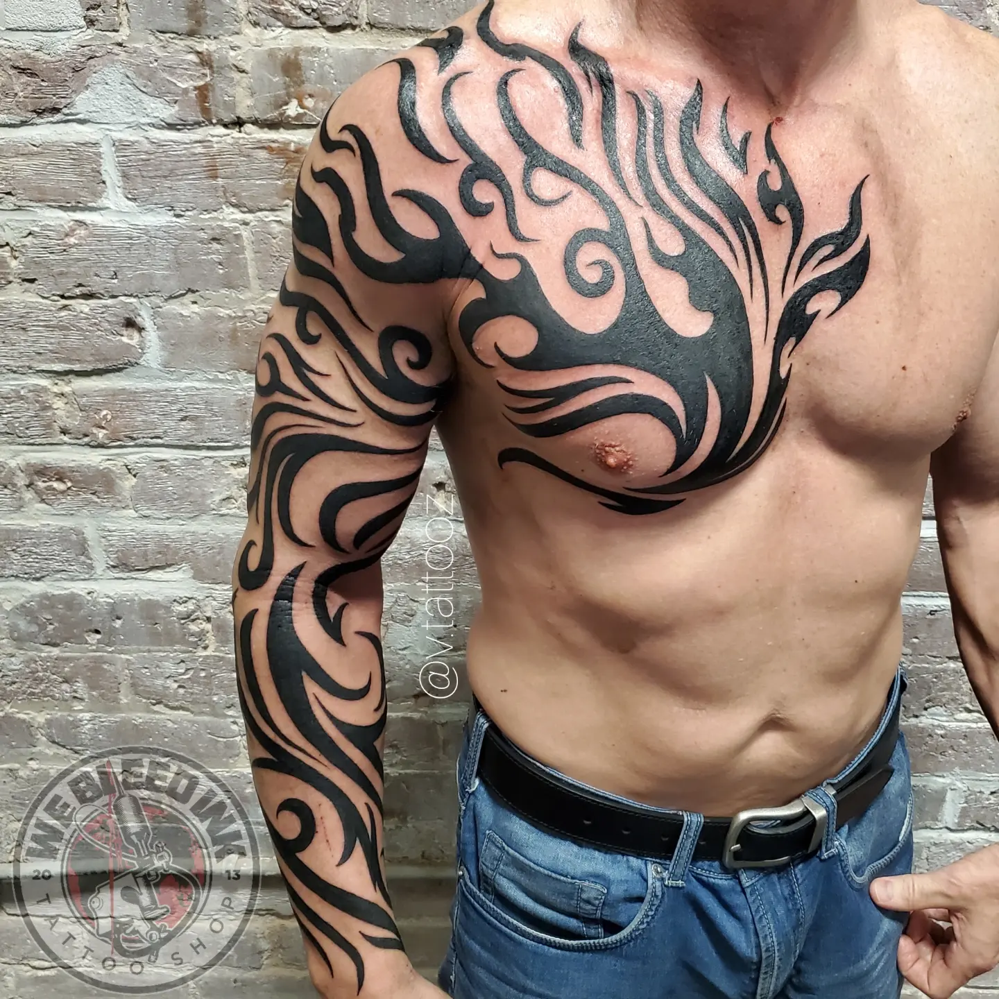 Tattoo by @v.tattooz — tribal