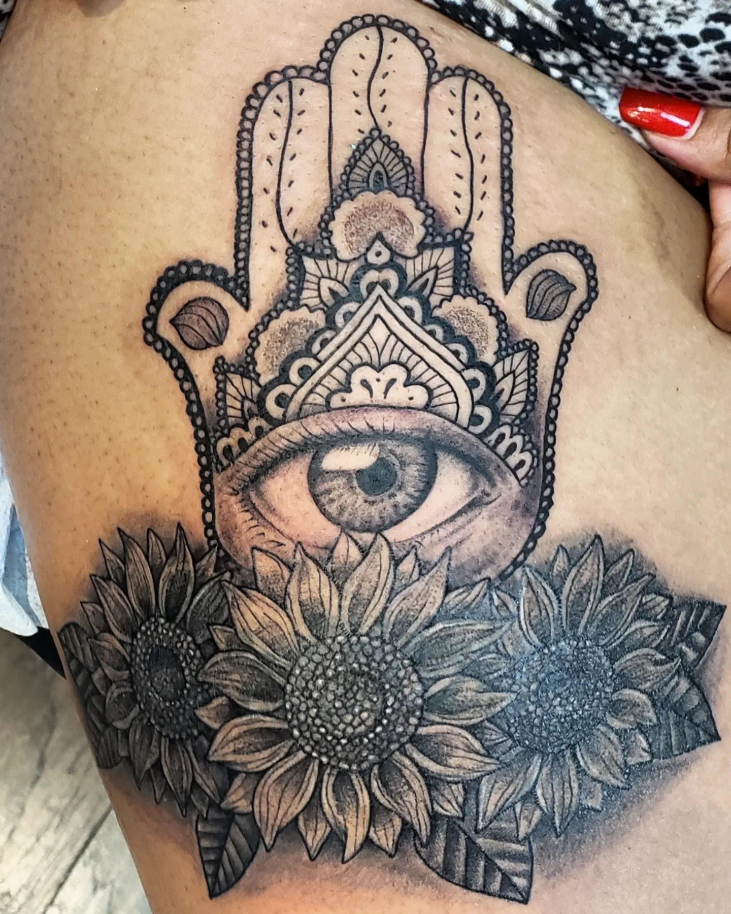 Tattoo by @moesarthouston — black_and_grey, ornamental