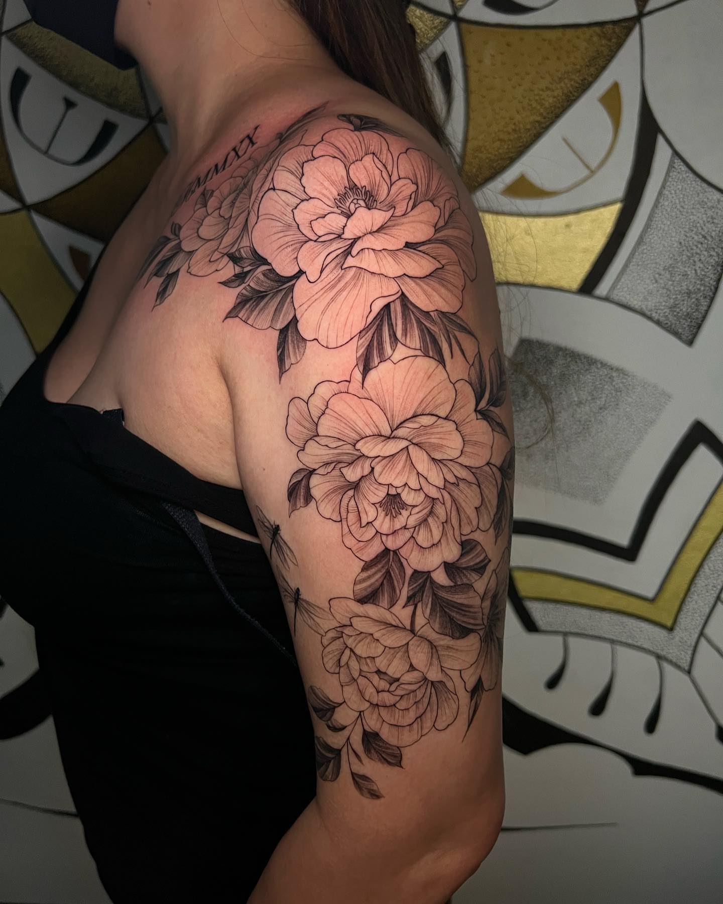 Tattoo by @onespeedtattoo — black_and_grey