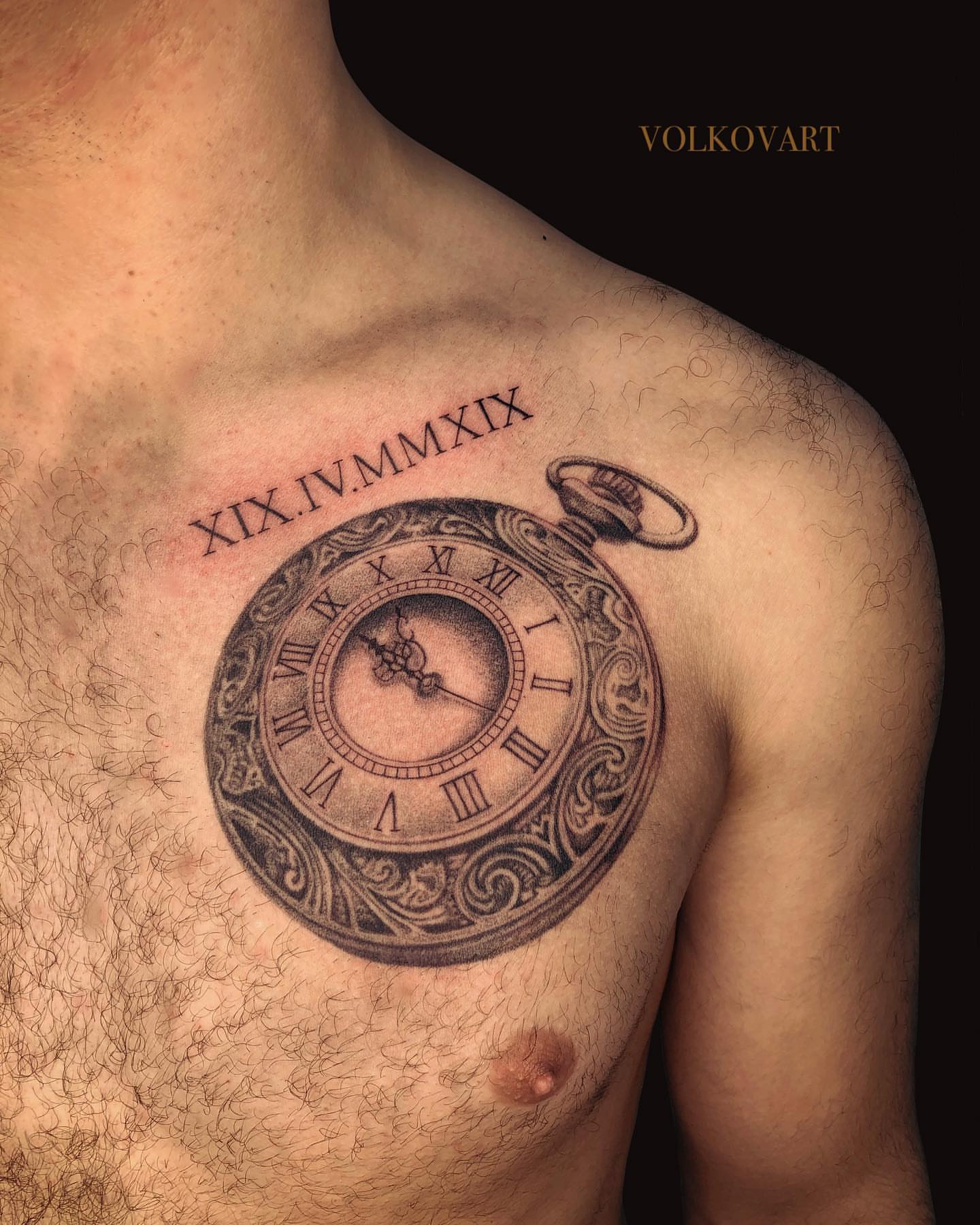 Tattoo by @artemulv — black_and_grey
