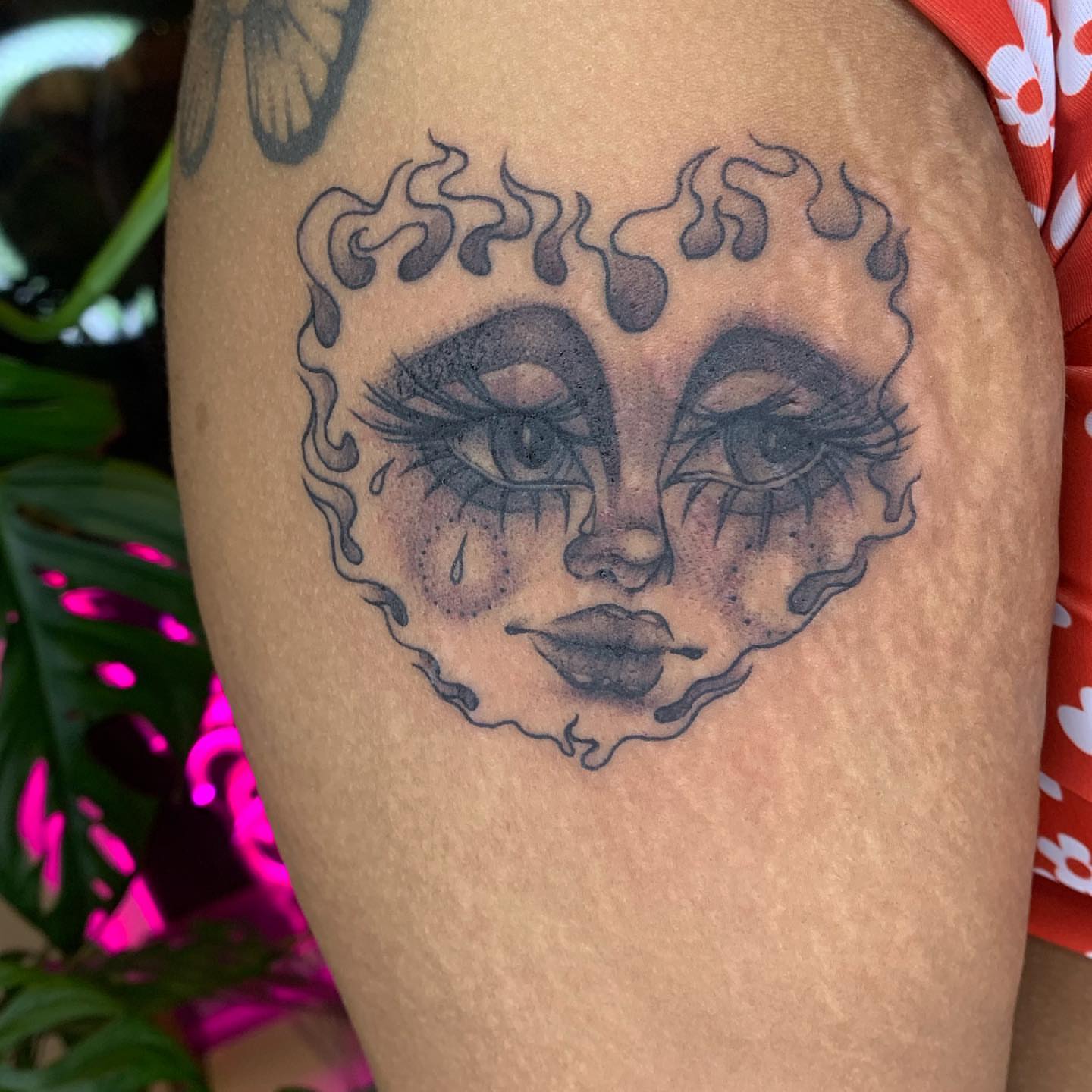 Tattoo by @kaiatattoos — dotwork, black_and_grey