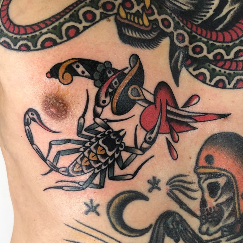 Tattoo by @seanmcmahon_tattoos โ american_traditional, geometric