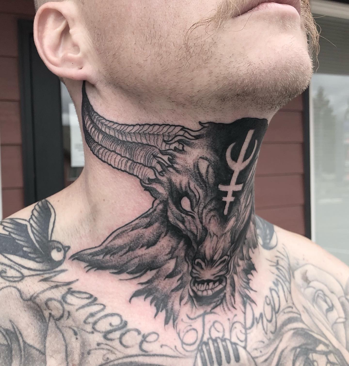 Tattoo by @aaronbtattoo — black_and_grey, realism