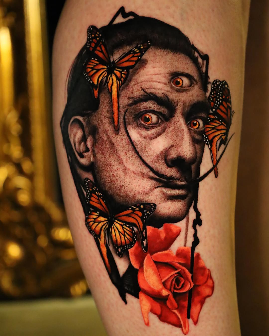 Tattoo by @palacios_ink — realism, surrealism