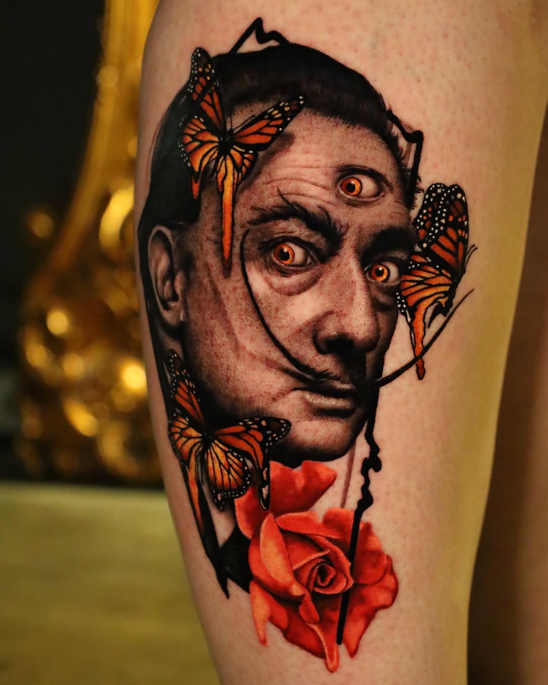 Tattoo by @palacios_ink — realism, surrealism