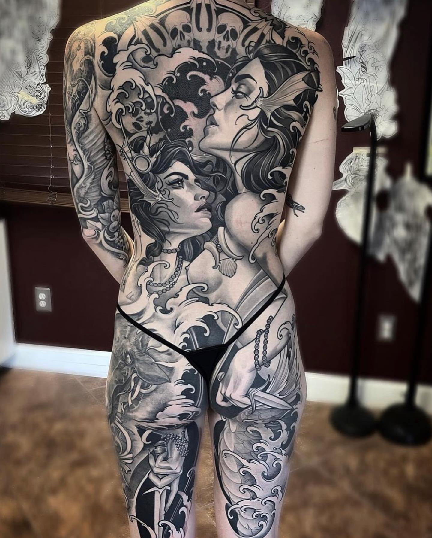 Tattoo by @jeffnortontattoo — american_traditional, black_and_grey