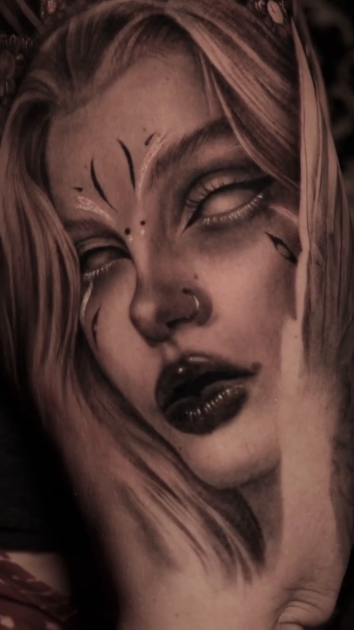 Tattoo by @inkedbydaniela — realism, dark_realism