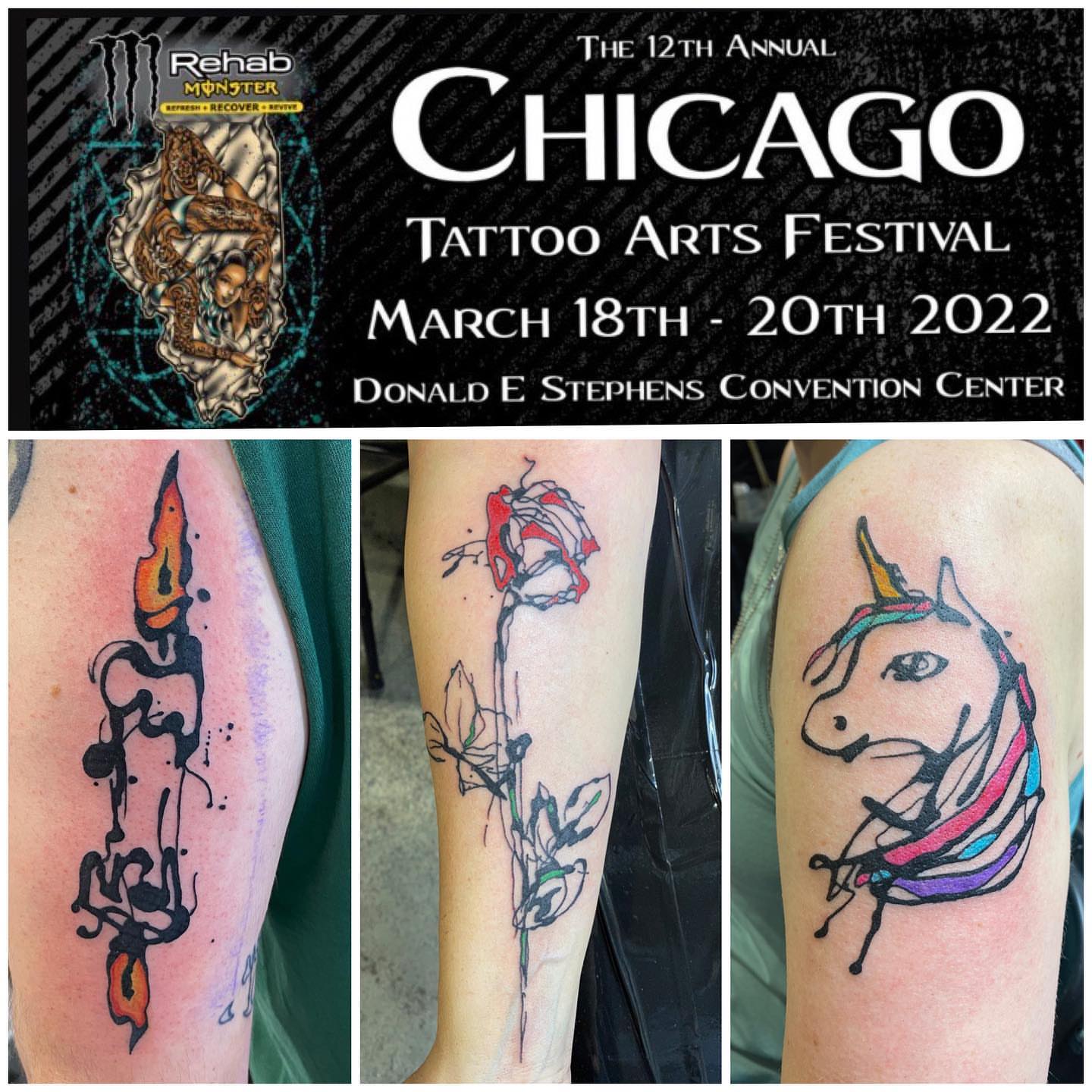 Candle dotwork tattoo on the upper arm by Keith Cromie